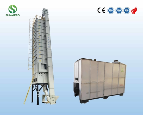 macchina di 80T Paddy Dryer Machine Agriculture Farm con la fornace della buccia del riso