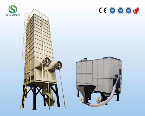 Paddy Grain Dryer multifunzionale, essiccatore di grano di flusso trasversale per l'elaborazione del riso