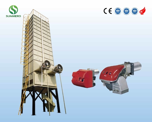 essiccatore di grano meccanico intelligente 22T per l'essiccazione &amp; la macinazione del riso