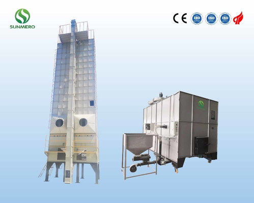 essiccatore di grano del riso della struttura compatta 30T, Paddy Grain Dryer Automatic