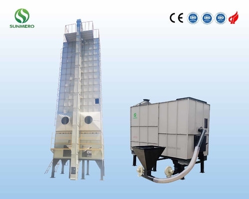 essiccatore di grano del riso della struttura compatta 30T, Paddy Grain Dryer Automatic