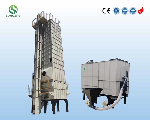 Essiccatore di grano verticale in lotti di acciaio inossidabile 60 tonnellate per Paddy Drying