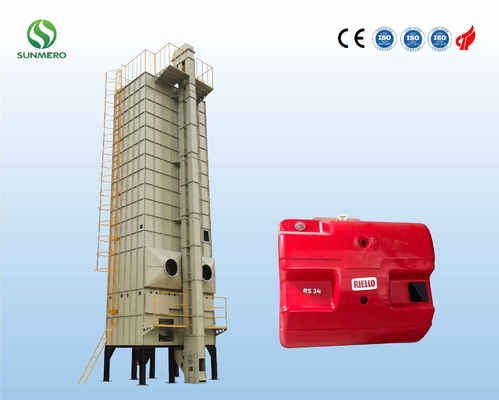 Ricircolazione intelligente Paddy Grain Dryer Of 30 tonnellate per lotto