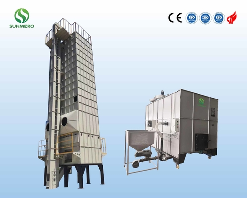 Ricircolazione intelligente Paddy Grain Dryer Of 30 tonnellate per lotto