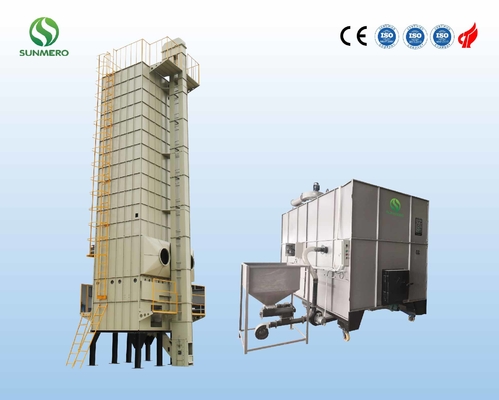 Verticali misti scorrono attrezzatura di elaborazione del riso dell'essiccatore di grano 50tons/Batch