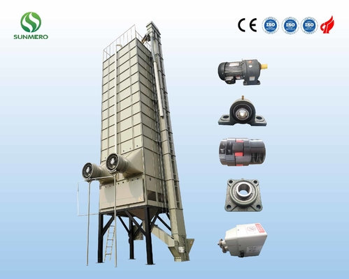 Paddy Grain Dryer multifunzionale, essiccatore di grano di flusso trasversale per l'elaborazione del riso