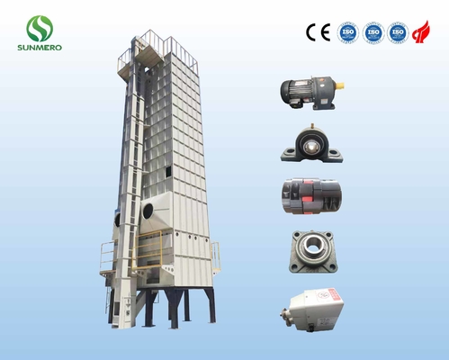 Grande capacità automatica che diffonde il riso Paddy Dryer 30T dell'essiccatore di grano