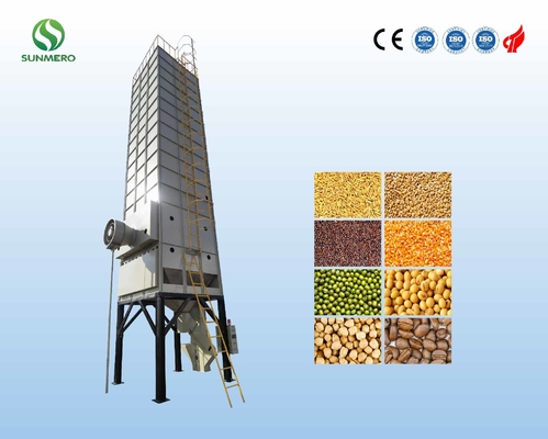 Tipo di circolazione macchina dell'essiccatore del mais della macchina dell'essiccatore dei fagioli di 20T per gli agricoltori dell'India