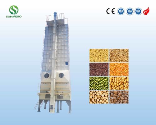 essiccatore di grano di diffusione completamente automatico 380V 15 Ton Per Batch