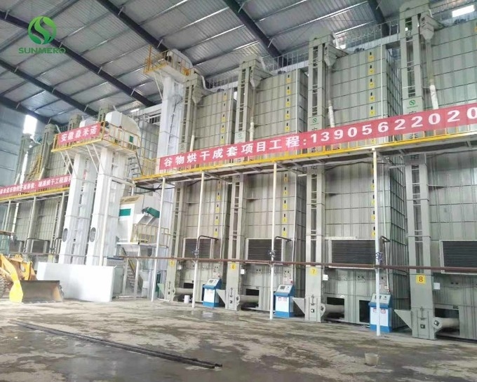 GRAY Circulating Corn Drying Machine 380V per stoccaggio del grano