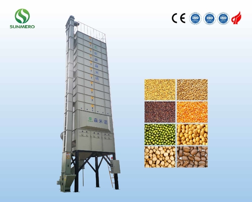 Essiccatore di grano di 22 Ton Stainless Steel Cross Flow, essiccatore in lotti del cereale multiuso